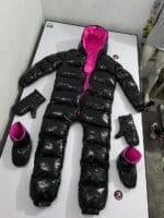 BLACK AND PINK SUITE