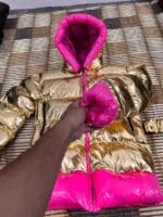PINK AND GOLD COAT - Image 4