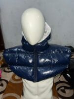 SHINY PUFFER HOOD MASK - Image 3