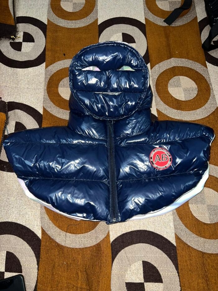 SHINY PUFFER HOOD MASK – AB Impex