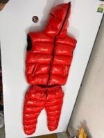 PUFFER VEST AND PANT SET
