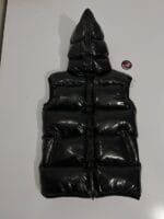 BLACK AND RED VEST