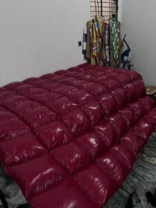 DARK RED BLANKET KING SIZE - Image 3