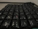 BLACK BLANKET REGULER SIZE